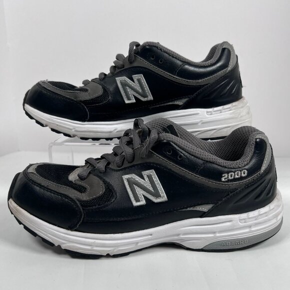 New Balance 2000 Special Edition Running Shoes Black Gray White Womens 8 - Picture 3 of 14